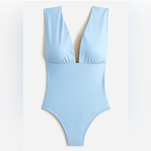 J Crew V Neck One Piece Swimsuit